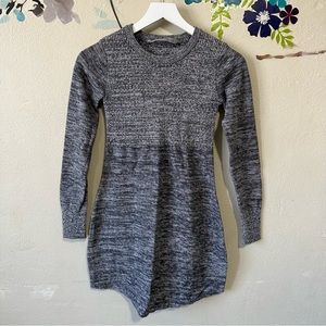 Athleta Cottonwood Grey Marl Sweater Dress Size XXS